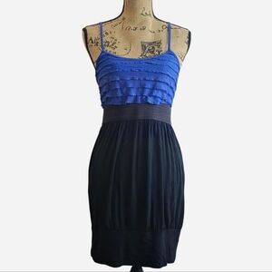 WET SEAL Y2K Ruffle Sequin Party Mini Dress Size Small